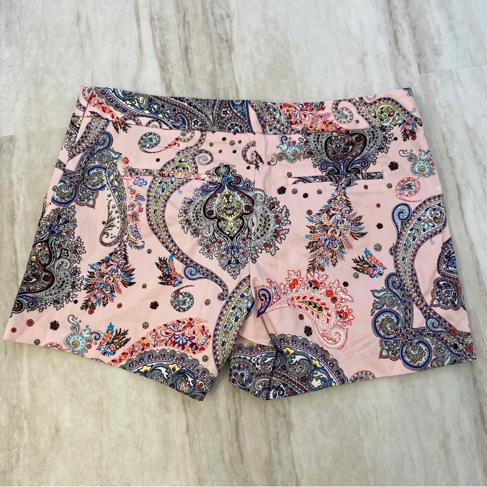 Express Pink Paisley Shorts Size 8